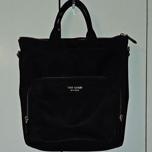 Kate Spade Black Tote Backpack